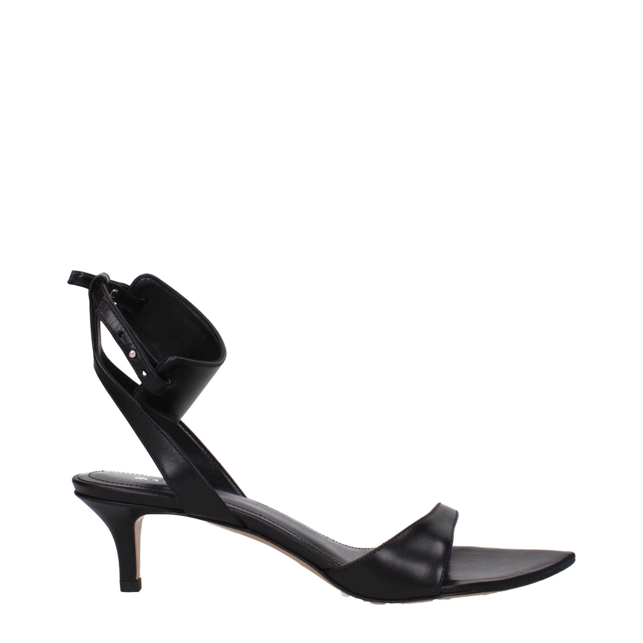 Isabel Marant Black Leather Sandal